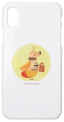 Produktbild von Mr. & Mrs. Panda Iphone 10 Handyhülle Glühwürmchen - Weiß - Geschenk, Lustige Sprüche, Handy, Falter, Hülle, X, Verlobung, Liebe, Cover, Liebesspruch, Leuchten