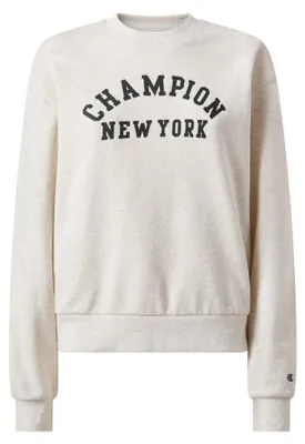Productafbeelding van Champion dames sweatshirt met ronde hals, lichtgrijs