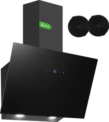 Image de Hotte aspirante, aspiration puissante, design écoénergétique, noir, EU