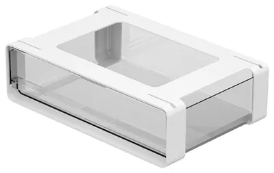 Produktbild von Ausziehbarer Untertisch-Organizer - Schiebbare Aufbewahrungsschublade - Unter Tisch/Schrank Montierbar - ABS-Kunststoff - Für Küche & Vorratsraum - Platzsparend