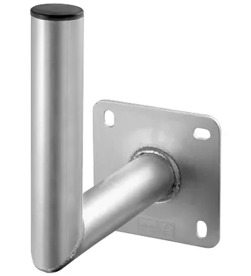 Zdjęcie produktu dla Wentronic Goobay – zestaw montażowy (do montażu na ścianie) do anteny satelitarnej – aluminium