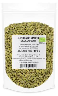 KARDAMON OWOCE BIO 500 g - HORECA (DARY NATURY)