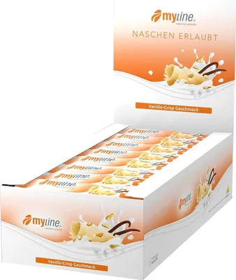 Produktbild von Inkospor Myline Riegel- 24 x 40 g Riegel Vanille