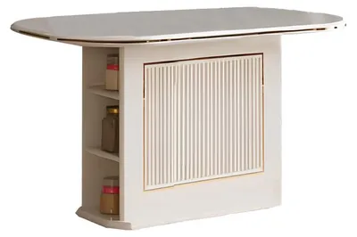 Produktbild von Modern Esszimmertisch Esstisch Tisch Holz Beige Esszimmer Holztisch