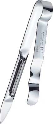 Produktbild von Westmark 6071 5660 Monopol Edition Spargel- und Gemüseschäler mit Edelstahlklinge und Messer, silber