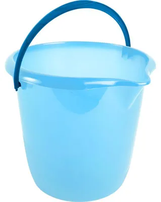 Produktbild von Hega Hogar Eimer - blau - Kunststoff - mit Griff - 10 l