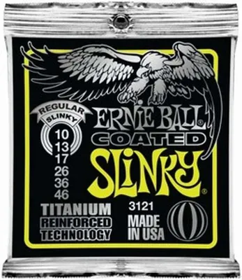 Zdjęcie produktu dla Ernie Ball EB 3121 Coated Slinky Regular