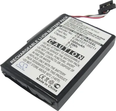 Immagine prodotto di TECHTEK Batteria compatibile con [Navman] iCN 510, iCN 520, iCN 530, iCN550 sostituisce E3MT07135211