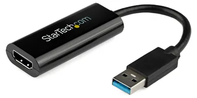 Zdjęcie produktu dla StarTech.com USB32HDES, 3.2 Gen 1 (3.1 Gen 1), USB Typu-A, Wyjście HDMI, 1920 x 1200 px
