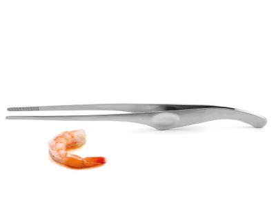 Produktbild von Karl Weis Küchenpinzette ergonomisch, Edelstahl