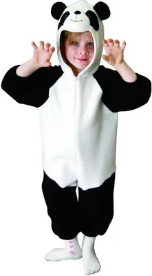 Produktbild von Panda Kostüm für Kinder, Größe:110/116