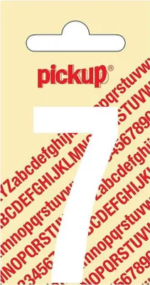 Productafbeelding van Plakcijfer Nobel Sticker witte cijfer 7 Pickup