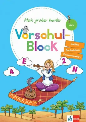 Obrázek produktu pro Klett Mein großer bunter Vorschul-Block