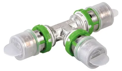 Immagine prodotto di Raccordo a T stagnato da 16 mm per tubi multistrato. - Comap
