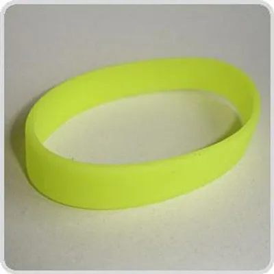 Produktbild von Silikon-Armband: Neon-Gelb