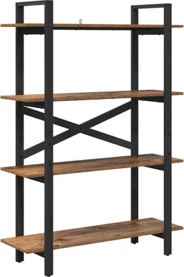 Obrázek produktu pro vidaXL Stará dřevěná knihovna 100 x 33,5 x 140 cm materiál na bázi dřeva