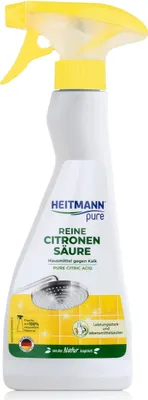 Produktbild von Heitmann pure Reine Citronen Säure Sprayflasche 500ml gegen Kalk (1er Pack)