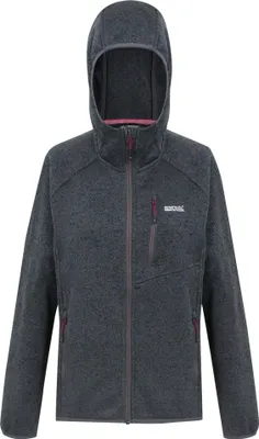 Obrázek produktu pro Regatta - Dámská mikina s kapucí a celopropínacím zipem „Newhill II“ RG12002 (34 DE) (středně šedá/pop)