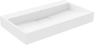 Produktbild von Mexen Ava Aufsatzwaschbecken aus Konglomerat B/O 80 x 46 cm, weiß - 23018000