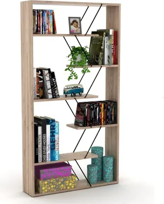 Immagine prodotto di Libreria Tars 84x24x157H colore rovere