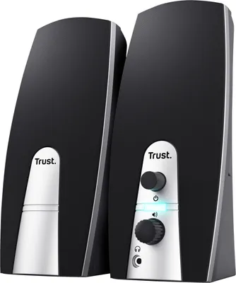 Produktbild von TRUST Trust 24660 speaker set 5 W PC/Laptop Black, Metallic 2.0 channels