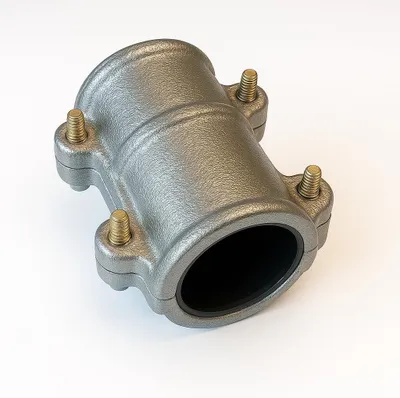 Immagine prodotto di Morsetto di tenuta Morsetto di riparazione per tubi 1" DN25 33,3 - 34,2 mm in ghisa malleabile Morsetto di riparazione per tubi in plastica e metallo Connettore a morsetto IG con guarnizione in gomma EPDM