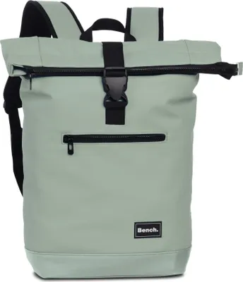 Produktbild von Bench Rucksack Roll-Top HYDRO Grau/Grün, mit Laptopfach