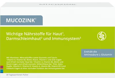 Obrázek produktu pro MUCOZINK denní porce prášku na kůži a střevní sliznici, 30 ks. Sáčky