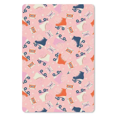 Produktbild von MuchoWow® Mauspad Mousepad Retro - Kegeln - Kassette 40x60 cm - Mousepads - Maus Mat - Pad - Mausunterlage - Schreibtisch Accesoire