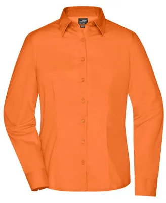 Produktbild von Ladies' Business Shirt Long-Sleeved steel, Gr. M