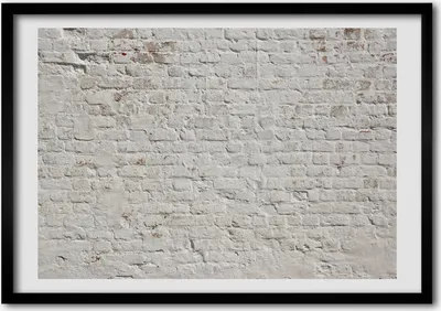 Produktbild von Bild - Bilder - Bilderrahmen - 70 cm x 50 cm - MDF-Rahmen, Wandkunst Ziegelwand