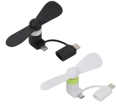 Produktbild von Mini USB-Lüfter für Android-Smartphones mit leiser Arbeit und abnehmbarem Design