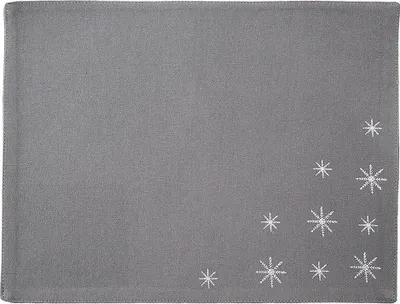 Produktbild von Küchenunterlage Baumwollmatte für den Weihnachtstisch Weihnachtsflocken