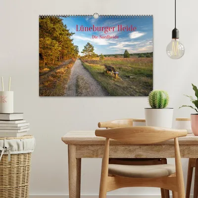 Produktbild von Lüneburger Heide: Die Nordheide (Wandkalender 2026 DIN A3 quer), CALVENDO Monatskalender