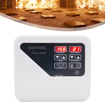 Obrázek produktu pro 3-9KW externí regulátor sauny 2 pracovní režimy Řídicí jednotka sauny 220V-240V Externí regulátor sauny pro domácí sauny a komerční sauny