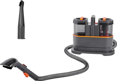 Image de SucceBuy Nettoyeur de tapis portable avec réservoir d'eau fraîche de 1,5 L et réservoir d'eau sale de 0,8 L, nettoyeur de meubles rembourrés avec une force d'aspiration de 11,5 kPa pour un détachage en profondeur des tapis, canapés et pour le nettoyage domestique