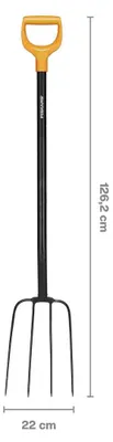 Zdjęcie produktu dla Fiskars Widły Do Kompostu Solid 1,8Kg 1,27M
