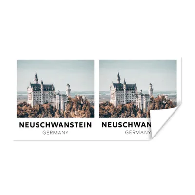 Produktbild von MuchoWow® Poster Deutschland - Architektur - Schloss 120x60 cm - Bild