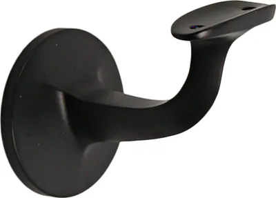Produktbild von Handlaufhalter HLH 4531 Schwarz gewölbte Auflage Handlaufträger Stütze