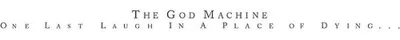 Produktbild von The God Machine: One Last Laugh In A Place Of Dying...