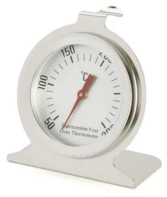 Ofenthermometer aus Edelstahl, Silber, 27,9 x 20,1 x 10,9 cm