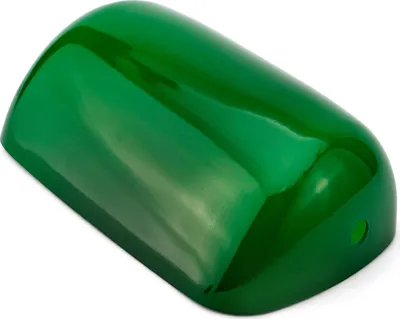 Produktbild von Ersatzabdeckung aus Glas für Bankerslampen grün 22,5x7x13cm Echter Glasschirm