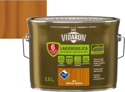 Zdjęcie produktu dla Lakierobejca ochronno dekoracyjna orzech włoski 2,5l