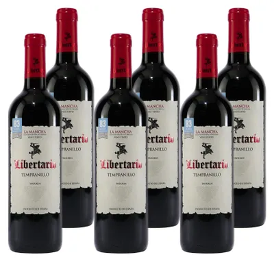 Produktbild von La Mancha Libertario Tempranillo -trocken- (6 x 0,75L)