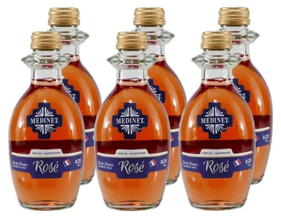 Obrázek produktu pro Medinet Rosé – polosuché víno – (12 x 0,25 l)