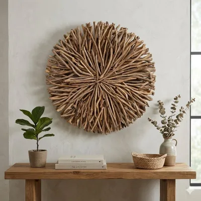Produktbild von Wand-Deko-Objekt BULAT Natural Ø ca. 50cm Treibholz