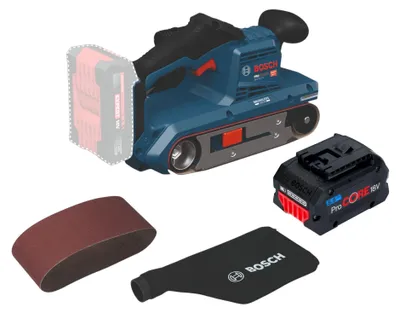 Produktbild von Bosch GBS 18V-75 Akku Bandschleifer 18 V 76 x 533 mm Brushless + 1x ProCORE Akku 5,5 Ah - ohne Ladegerät