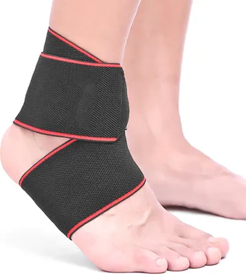 Immagine prodotto di Cavigliera in fibra elastica -Chinlon -Supporto indolore per artrite tendinite distorsioni