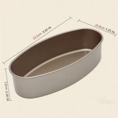 Produktbild von Ovale Antihaft-Backform für Brot, Kuchen und Käsekuchen – Küchenutensil zum Backen und Kochen