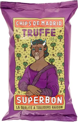 Obrázek produktu pro Superbon Chips Trufle bramborové lupínky s lanýžem pikantní křupavé 135g